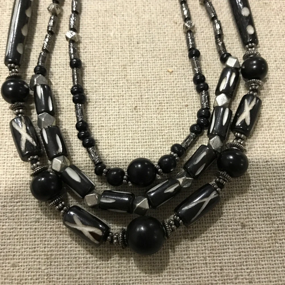 Chan Luu 3 Strand Beaded Necklace - Picture 4 of 7